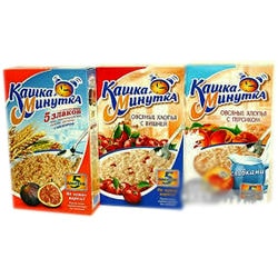 Каша Б./П. Кашка Минутка 43 г. в ассортименте